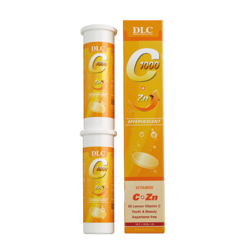 Thực phẩm bảo vệ sức khỏe DR.VITAMIN C 1000 +ZN Effervescent Tablets